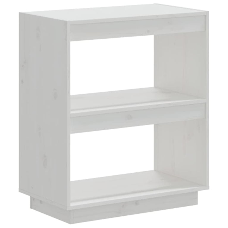 Boekenkast 60x35x71 cm massief grenenhout wit MeubelReus