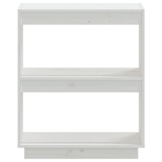 Boekenkast 60x35x71 cm massief grenenhout wit MeubelReus