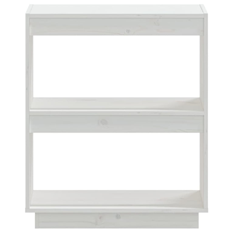 Boekenkast 60x35x71 cm massief grenenhout wit MeubelReus
