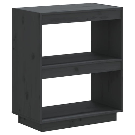Boekenkast 60x35x71 cm massief grenenhout grijs MeubelReus