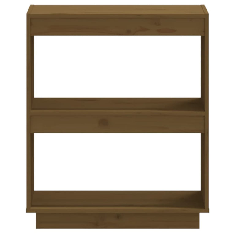 Boekenkast 60x35x71 cm massief grenenhout honingbruin MeubelReus
