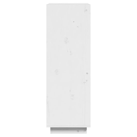 Boekenkast/kamerscherm 60x35x103 cm massief grenenhout wit MeubelReus