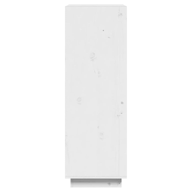 Boekenkast/kamerscherm 60x35x103 cm massief grenenhout wit MeubelReus