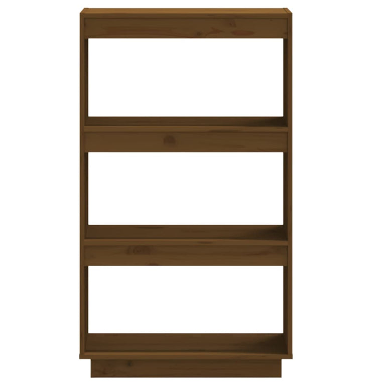Boekenkast/kamerscherm 60x35x103 cm grenenhout honingbruin MeubelReus