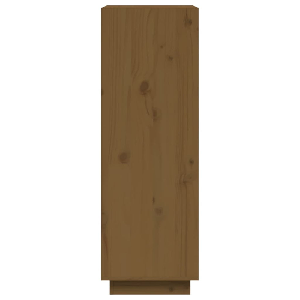 Boekenkast/kamerscherm 60x35x103 cm grenenhout honingbruin MeubelReus