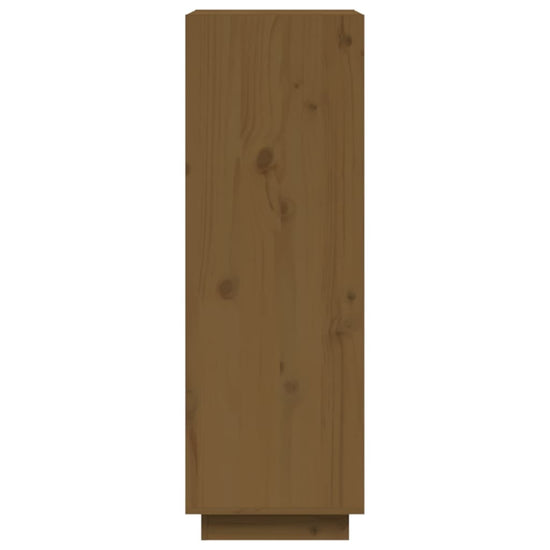 Boekenkast/kamerscherm 60x35x103 cm grenenhout honingbruin MeubelReus