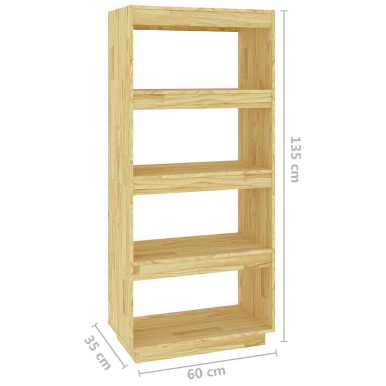 Boekenkast / kamerscherm 60x35x135 cm massief grenenhout MeubelReus