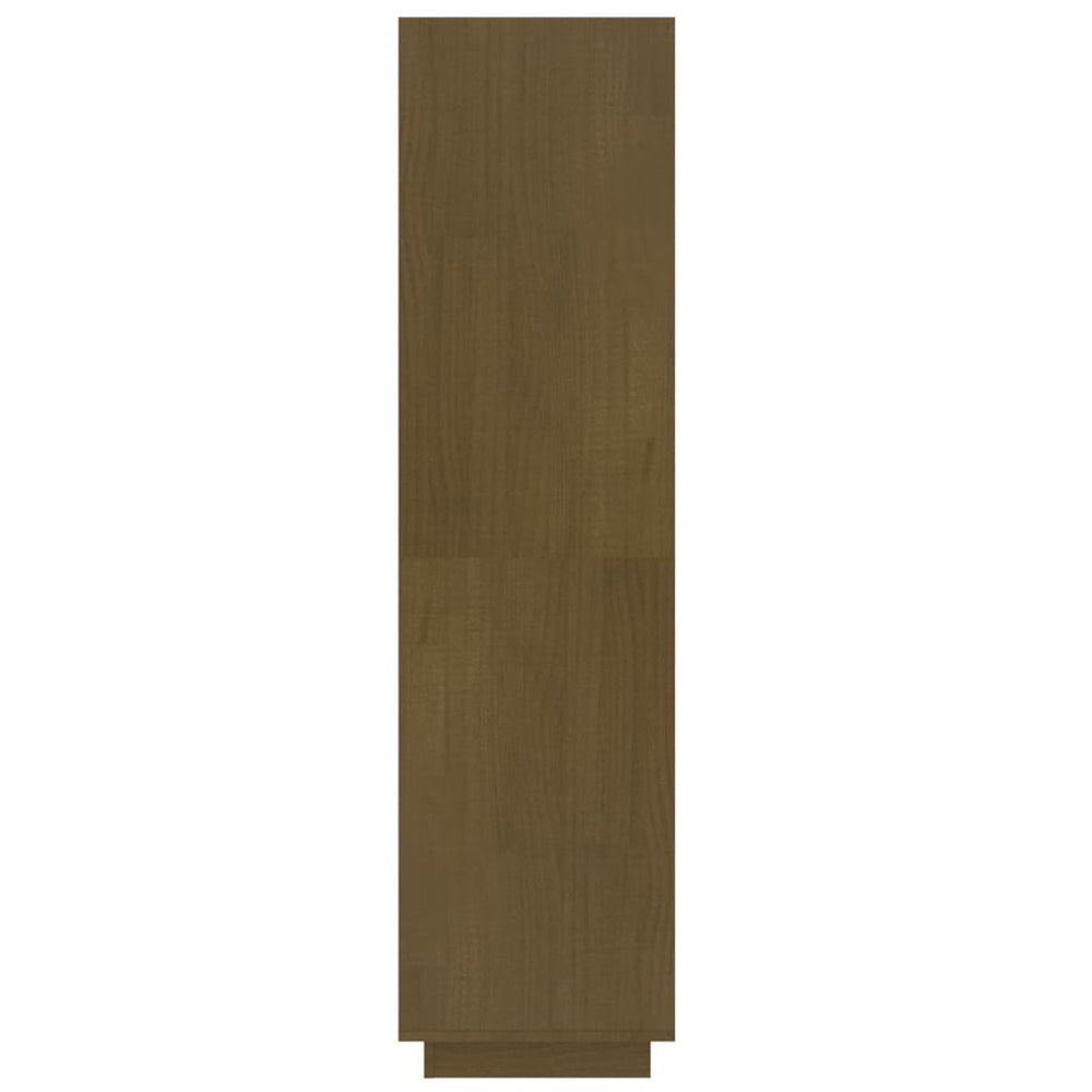 Boekenkast/kamerscherm 60x35x135 cm grenenhout honingbruin MeubelReus
