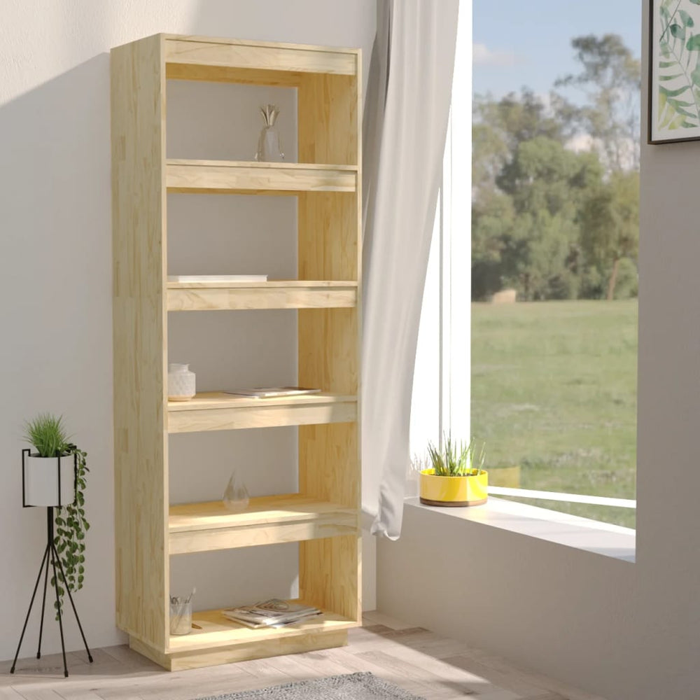 Boekenkast / kamerscherm 60x35x167 cm massief grenenhout MeubelReus