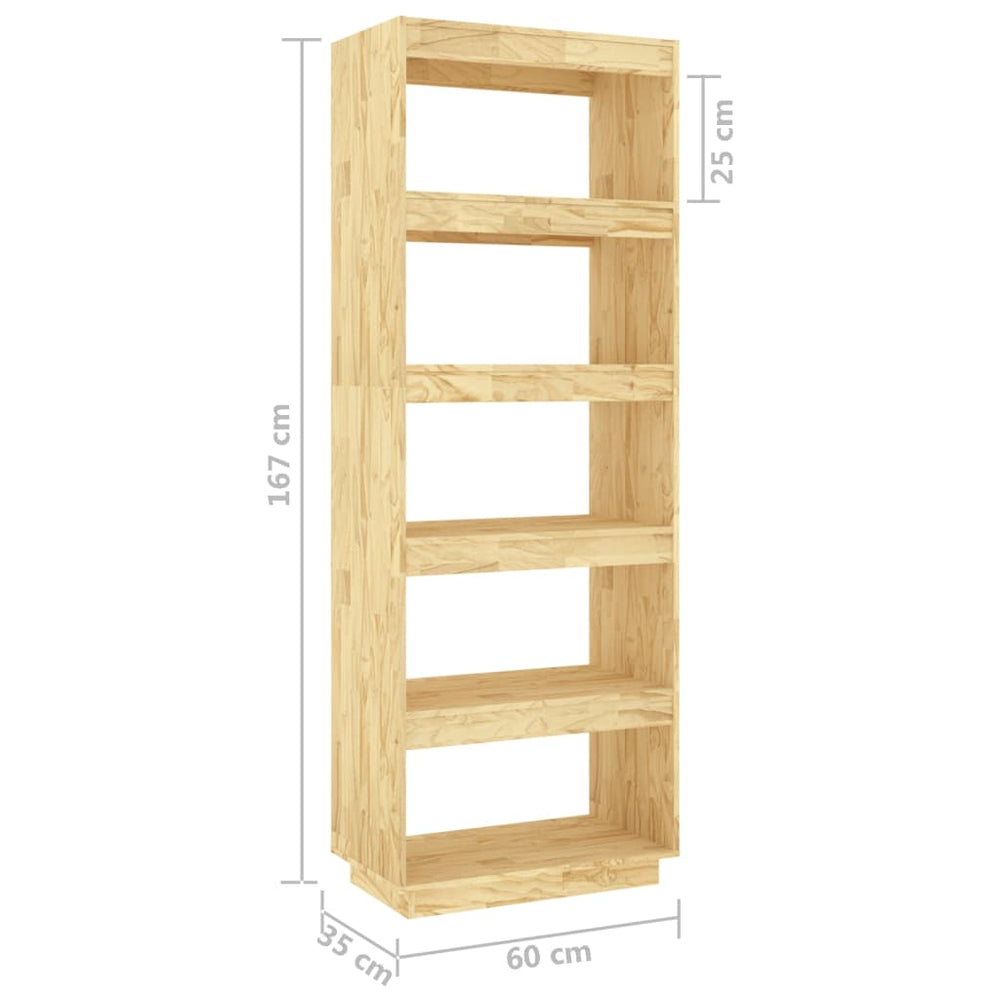 Boekenkast / kamerscherm 60x35x167 cm massief grenenhout MeubelReus