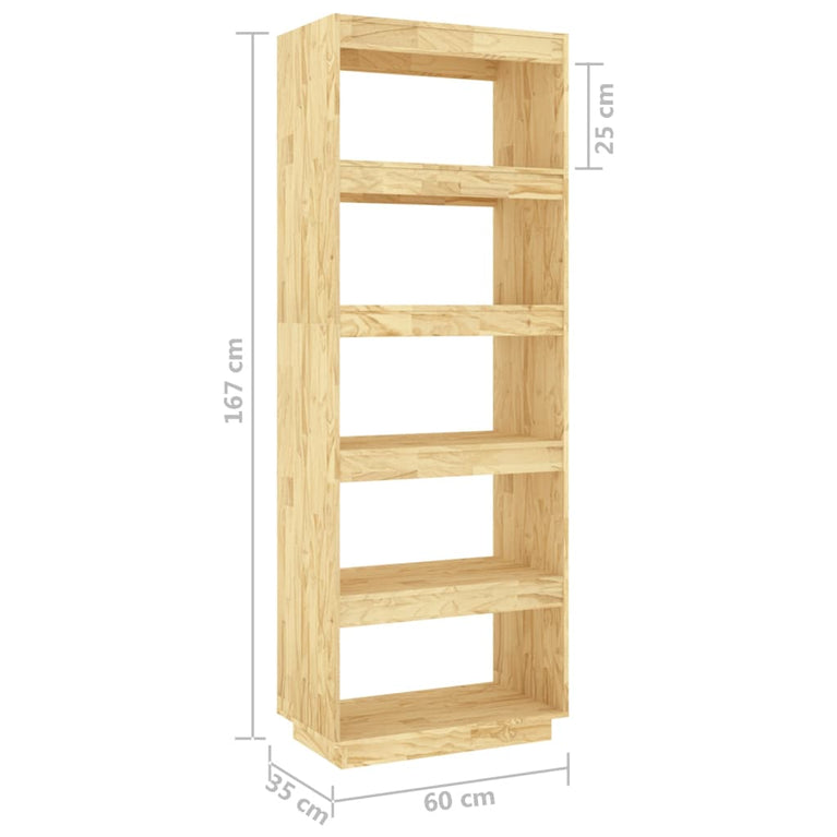 Boekenkast / kamerscherm 60x35x167 cm massief grenenhout MeubelReus