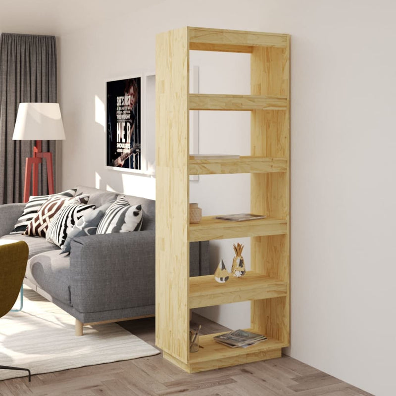 Boekenkast / kamerscherm 60x35x167 cm massief grenenhout MeubelReus