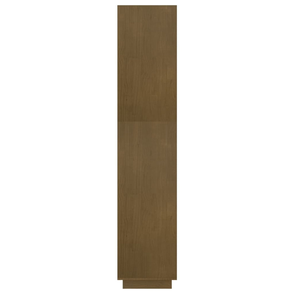 Boekenkast/kamerscherm 60x35x167 cm grenenhout honingbruin MeubelReus