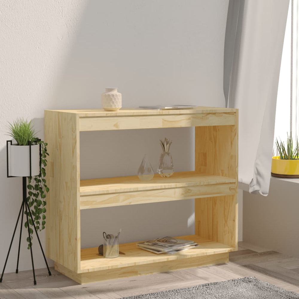 Boekenkast 80x35x71 cm massief grenenhout MeubelReus