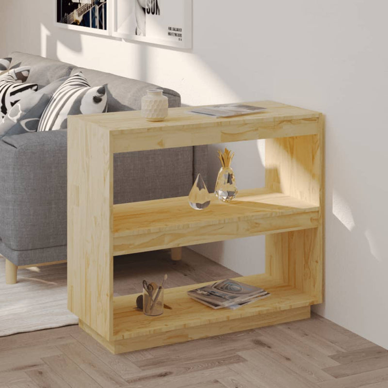 Boekenkast 80x35x71 cm massief grenenhout MeubelReus