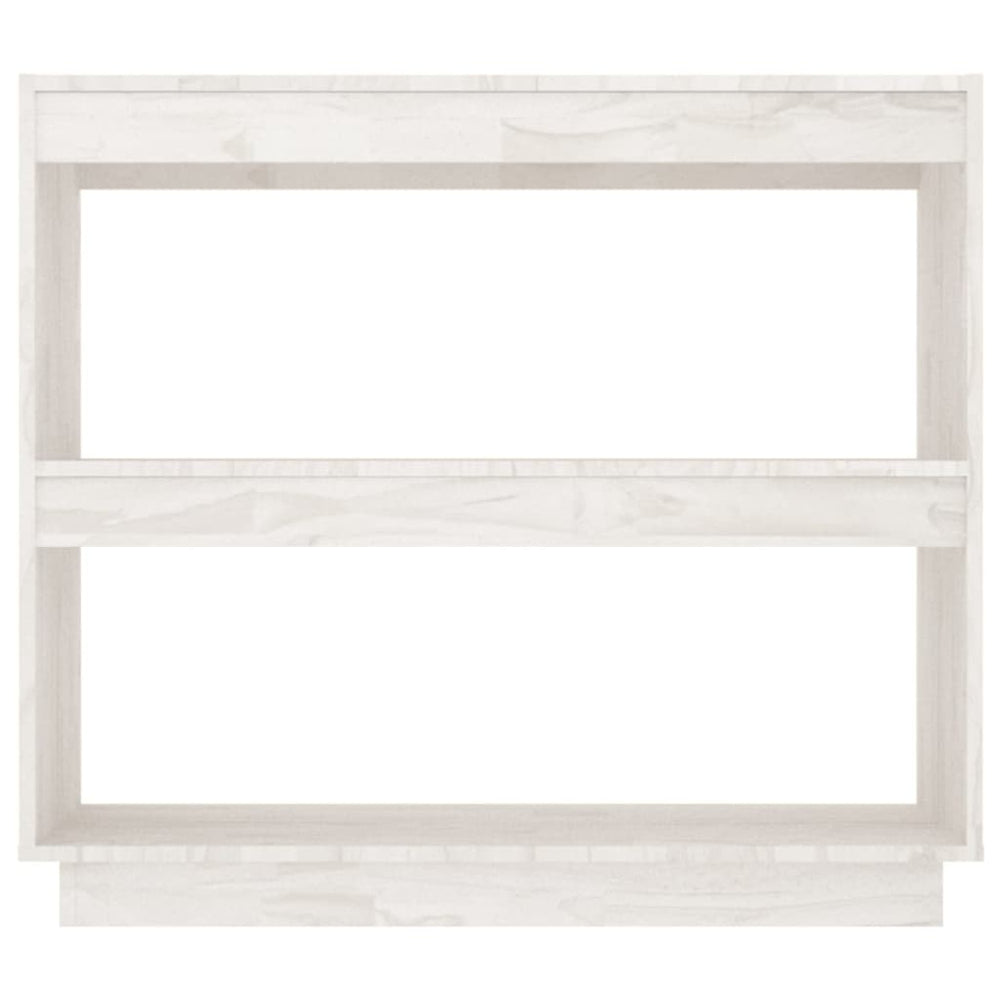 Boekenkast 80x35x71 cm massief grenenhout wit MeubelReus