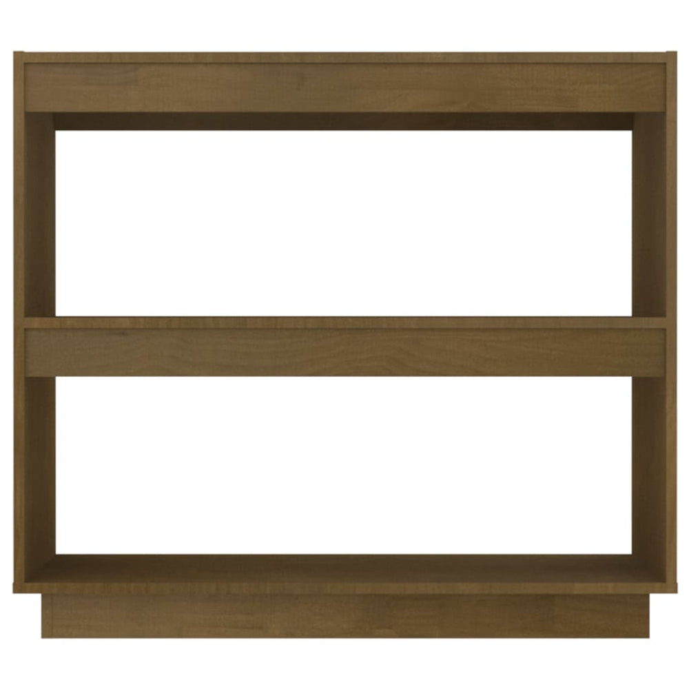 Boekenkast 80x35x71 cm massief grenenhout honingbruin MeubelReus