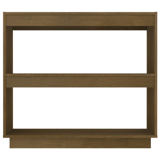 Boekenkast 80x35x71 cm massief grenenhout honingbruin MeubelReus