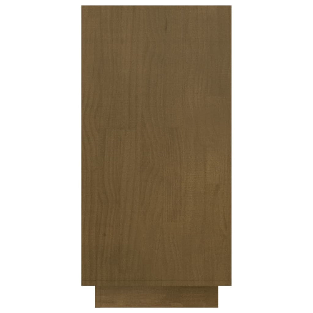 Boekenkast 80x35x71 cm massief grenenhout honingbruin MeubelReus