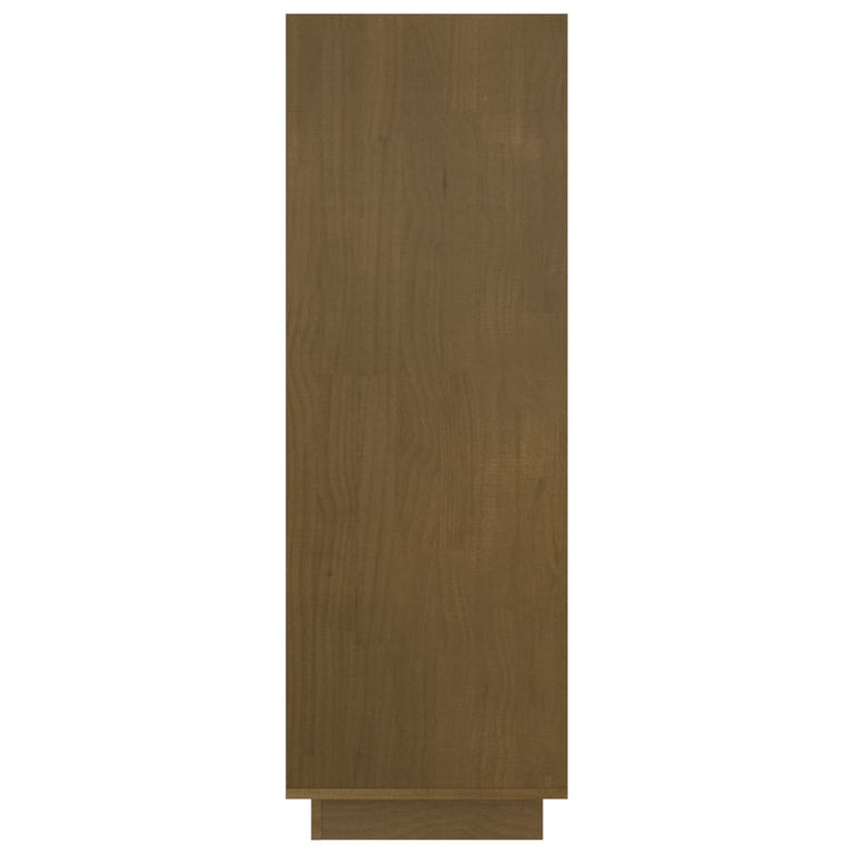 Boekenkast/kamerscherm 80x35x103 cm grenenhout honingbruin MeubelReus