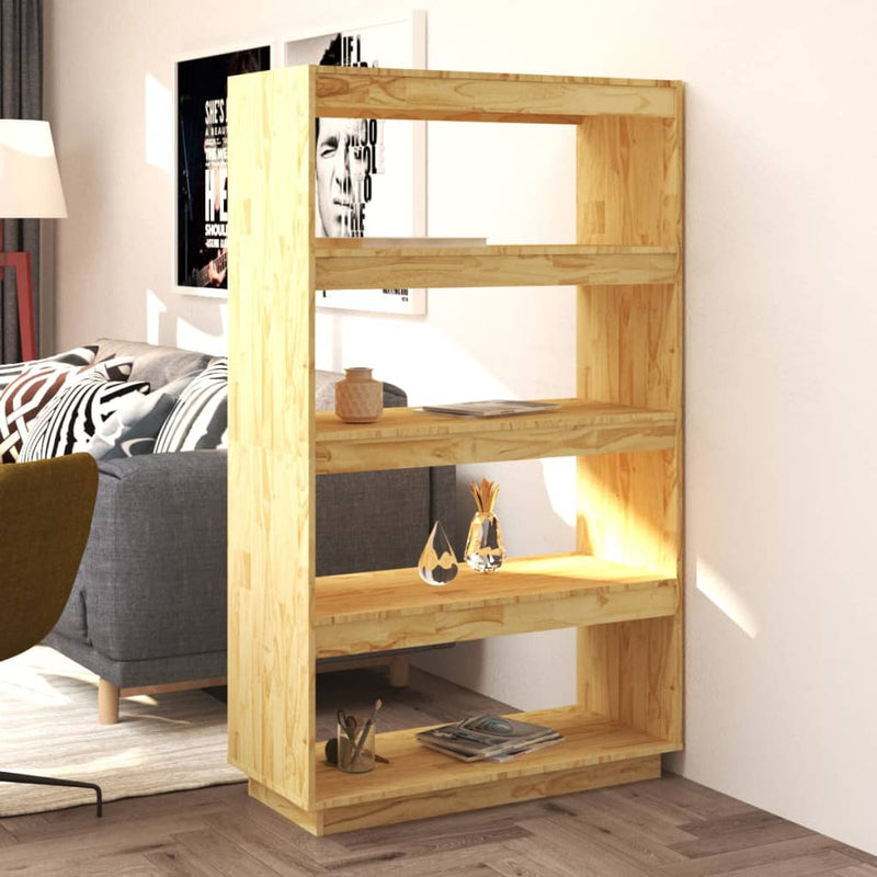 Boekenkast / kamerscherm 80x35x135 cm massief grenenhout MeubelReus