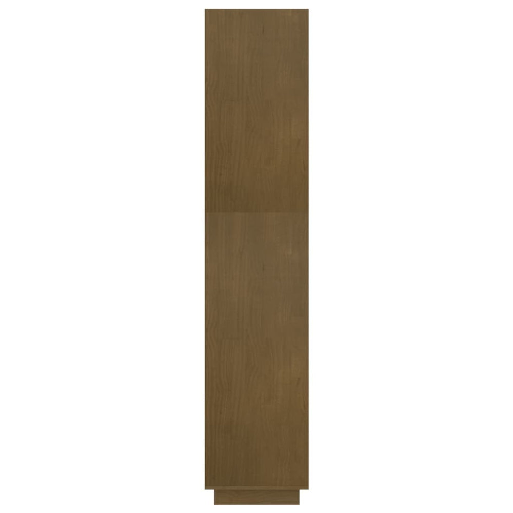 Boekenkast/kamerscherm 80x35x167 cm grenenhout honingbruin MeubelReus