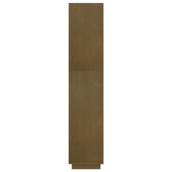 Boekenkast/kamerscherm 80x35x167 cm grenenhout honingbruin MeubelReus