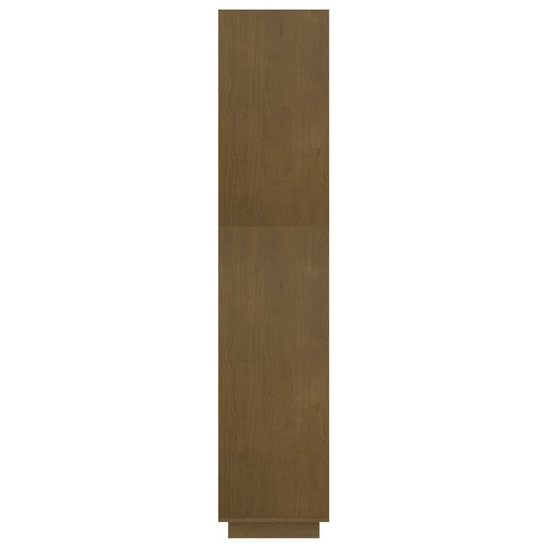 Boekenkast/kamerscherm 80x35x167 cm grenenhout honingbruin MeubelReus
