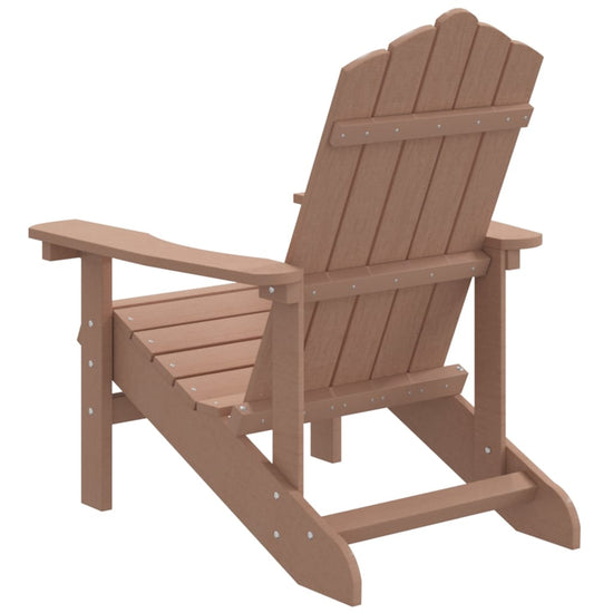 Tuinstoel Adirondack HDPE bruin MeubelReus