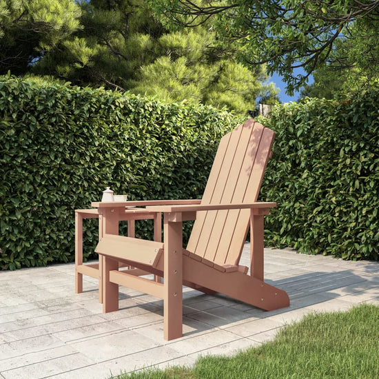 Tuinstoel Adirondack HDPE bruin MeubelReus