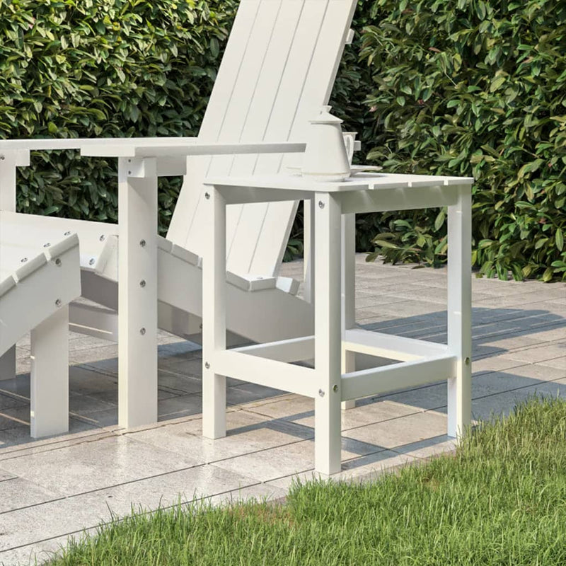 Tuintafel Adirondack 38x38x46 cm HDPE wit MeubelReus