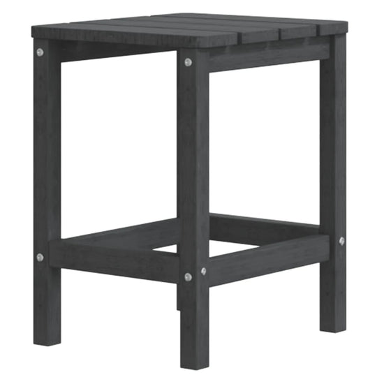 Tuintafel Adirondack 38x38x46 cm HDPE antracietkleurig MeubelReus