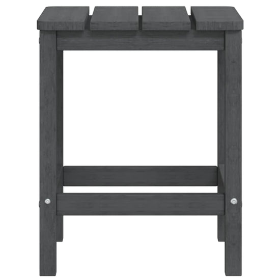 Tuintafel Adirondack 38x38x46 cm HDPE antracietkleurig MeubelReus