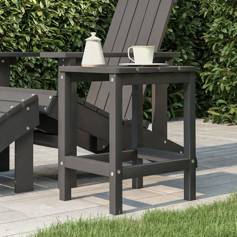 Tuintafel Adirondack 38x38x46 cm HDPE antracietkleurig MeubelReus