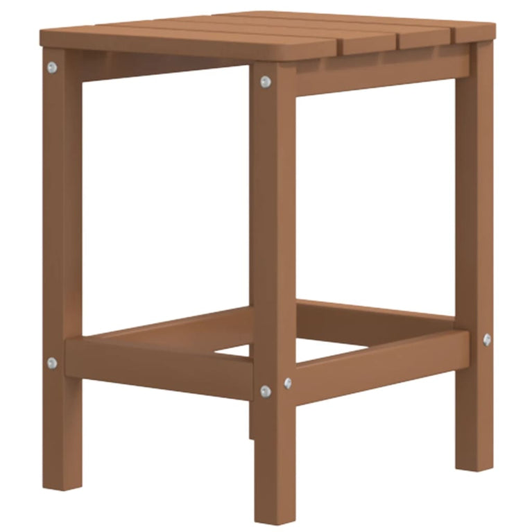 Tuintafel Adirondack 38x38x46 cm HDPE bruin MeubelReus