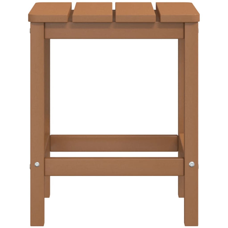 Tuintafel Adirondack 38x38x46 cm HDPE bruin MeubelReus