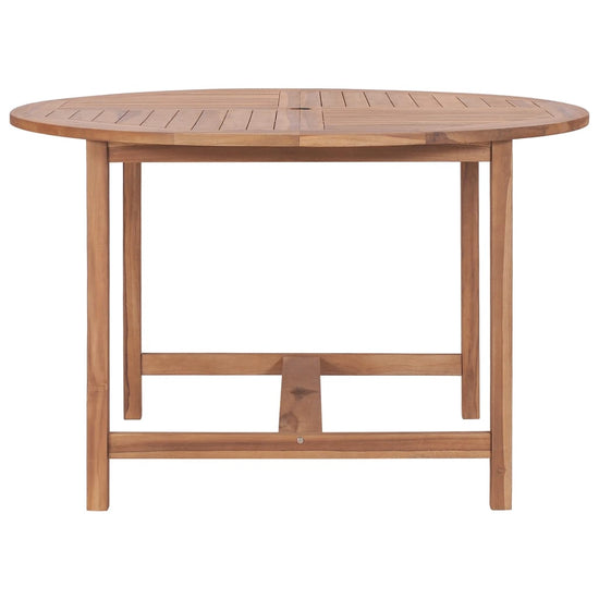 Tuintafel Ø110x75 cm massief teakhout MeubelReus
