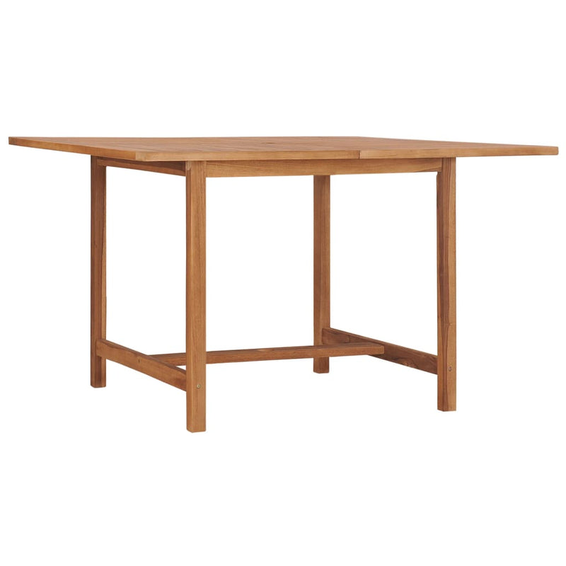Tuintafel 110x110x75 cm massief teakhout MeubelReus