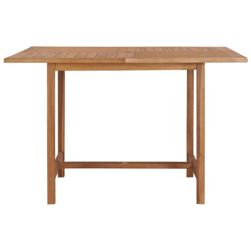 Tuintafel 110x110x75 cm massief teakhout MeubelReus