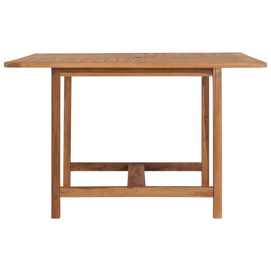 Tuintafel 110x110x75 cm massief teakhout MeubelReus