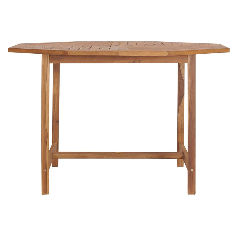 Tuintafel 110x110x75 cm massief teakhout MeubelReus