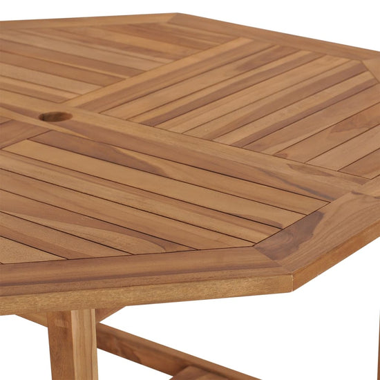 Tuintafel 110x110x75 cm massief teakhout MeubelReus