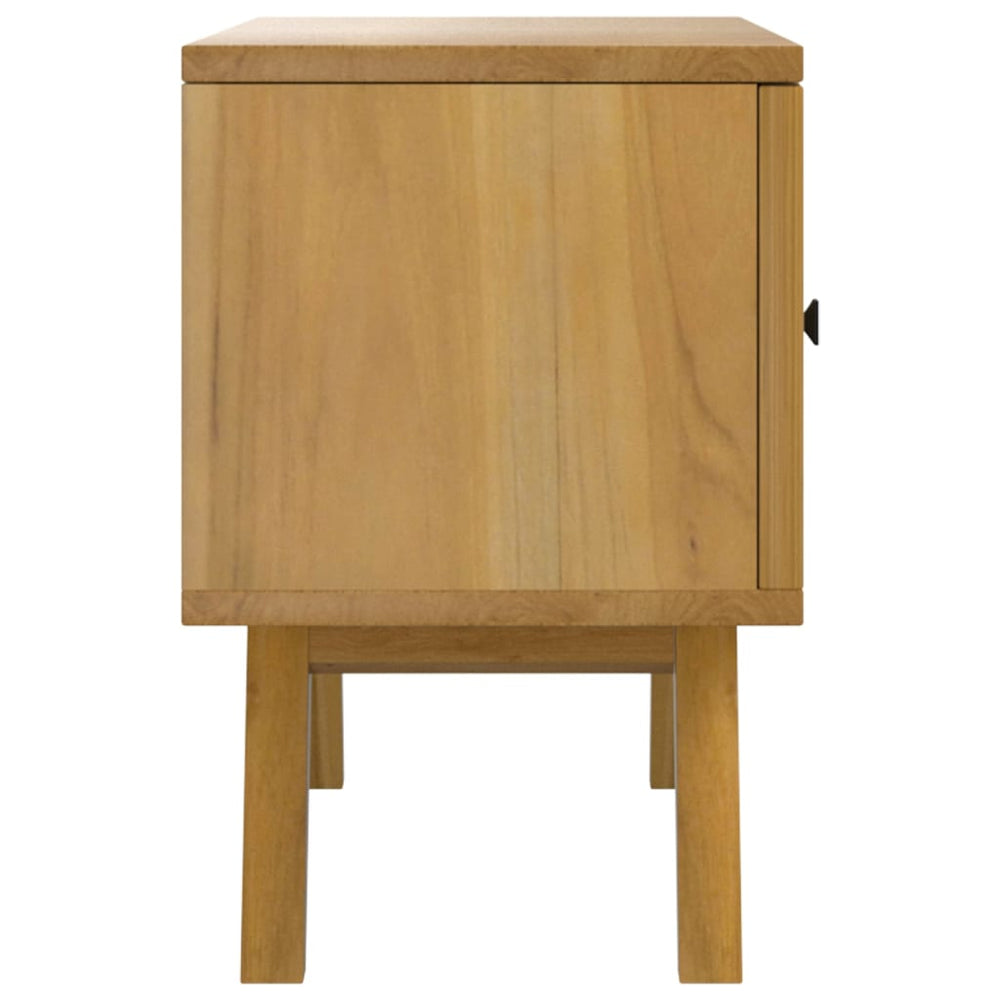 Tv-meubel 110x30x50 cm massief teakhout MeubelReus