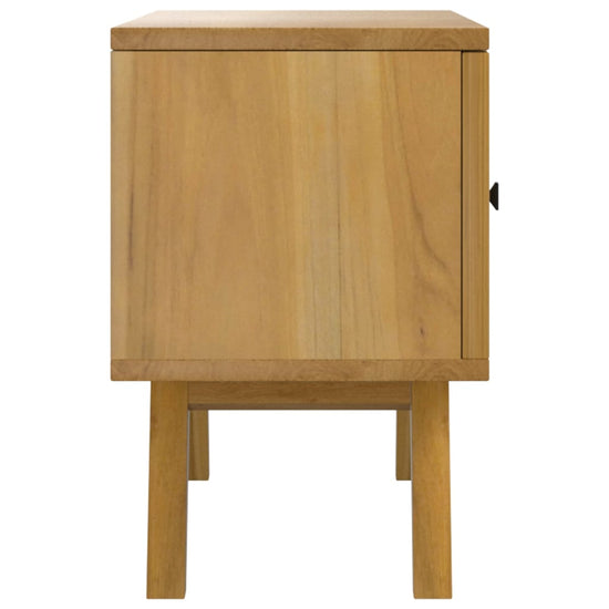 Tv-meubel 110x30x50 cm massief teakhout MeubelReus