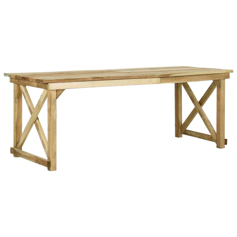 Tuintafel 200x79x75 cm geïmpregneerd grenenhout MeubelReus