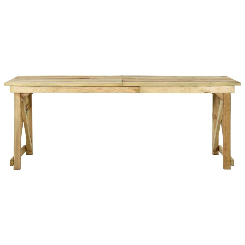 Tuintafel 200x79x75 cm geïmpregneerd grenenhout MeubelReus