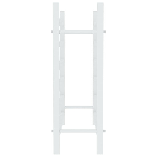 Wijnrek voor 36 flessen metaal wit MeubelReus