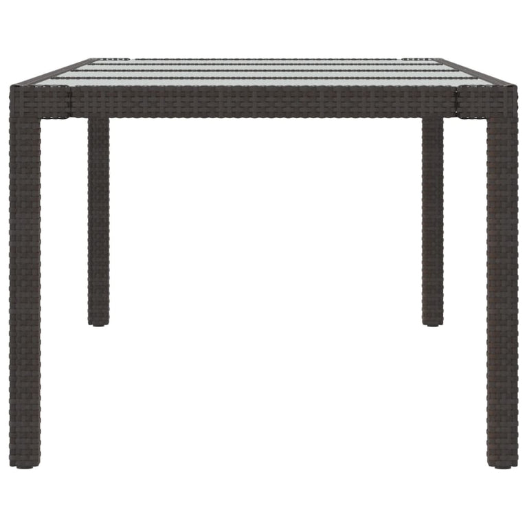 9-delige Tuinset met kussens poly rattan bruin MeubelReus