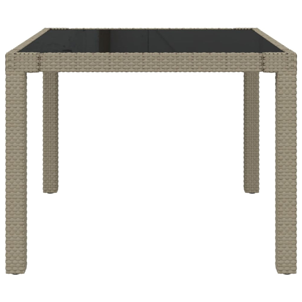 3-delige Tuinset met kussens poly rattan beige MeubelReus