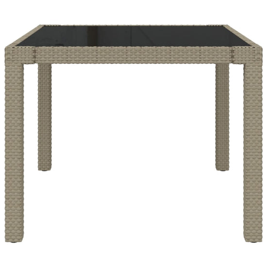 3-delige Tuinset met kussens poly rattan beige MeubelReus
